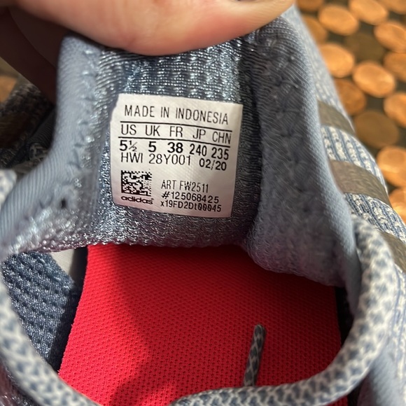 Adidas Kaptir K cloud foam running shoes women size 5.5 - Picture 9 of 15